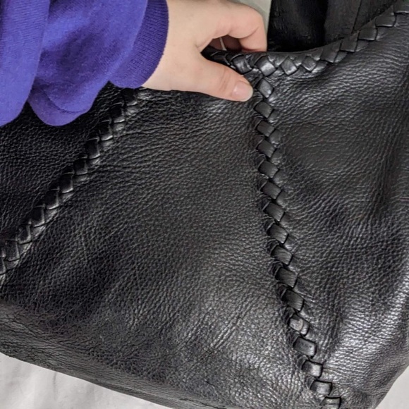 Authentic 2010 Bottega Veneta Large Intrecciato Cervo Hobo in black leather - Picture 6 of 8